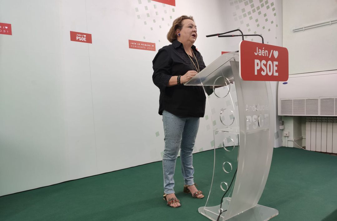 La portavoz del Grupo Socialista en la Diputación de Jaén es Pilar Parra La portavoz del Grupo Socialista en la Diputación de Jaén es Pilar Parra