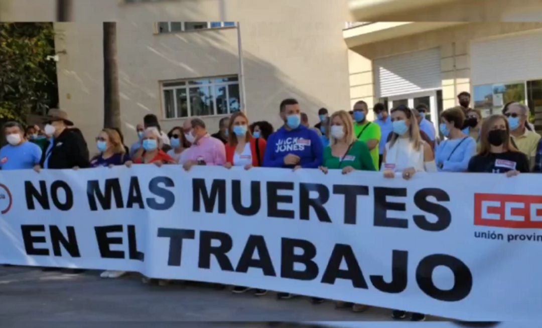 Concentración contra la siniestralidad laboral, este jueves en la capital jiennense. Concentración contra la siniestralidad laboral, este jueves en la capital jiennense.