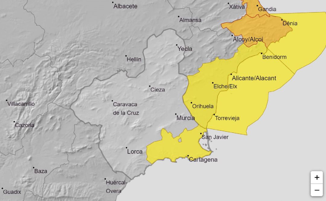 Nivel Amarillo en el Campo de Cartagena Nivel Amarillo en el Campo de Cartagena