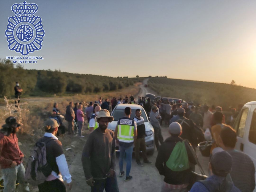Intervención policial en Écija Intervención policial en Écija