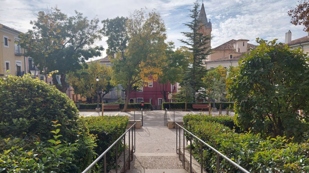 Jardincillos de El Salvador, donde han encontrado el explosivo Jardincillos de El Salvador, donde han encontrado el explosivo