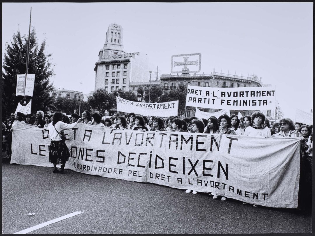 Manifestación por la despenalización del aborto, 1983. Museo Reina Sofía Manifestación por la despenalización del aborto, 1983. Museo Reina Sofía