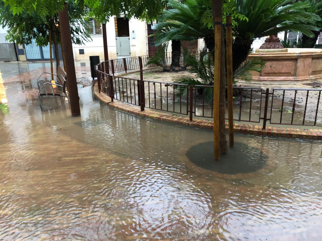 Lluvia en la ciudad de Gandia Lluvia en la ciudad de Gandia