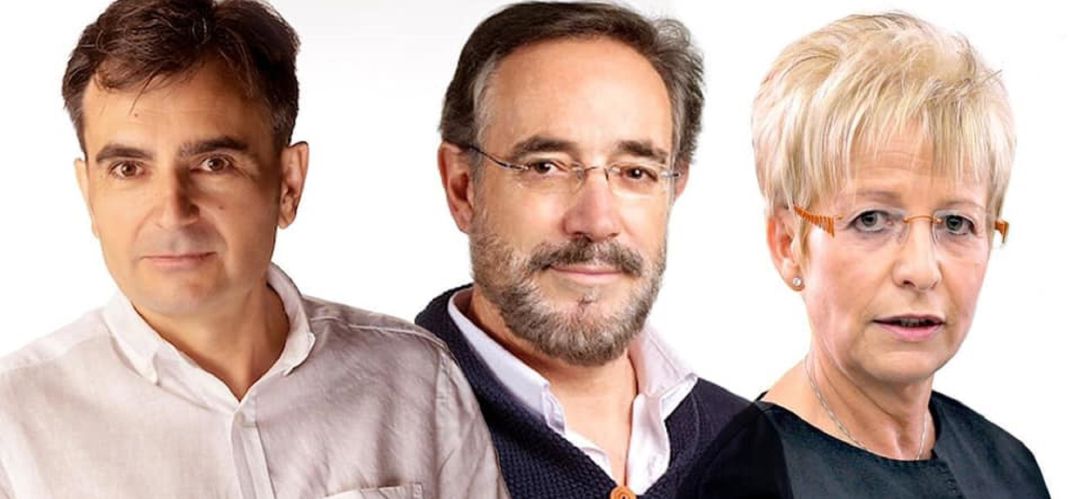 Juan Ángel Pérez, Felipe López y Elena Víboras. Juan Ángel Pérez, Felipe López y Elena Víboras.