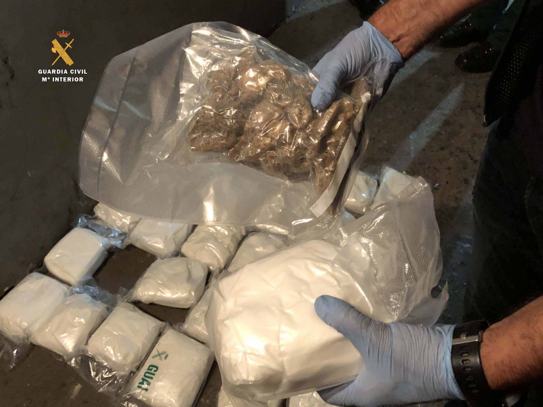 Droga intervenida en la operación Nassica. Droga intervenida en la operación Nassica.