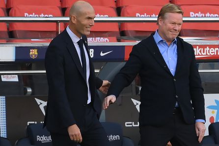 Ronald Koeman y Zinedine Zidane Ronald Koeman y Zinedine Zidane