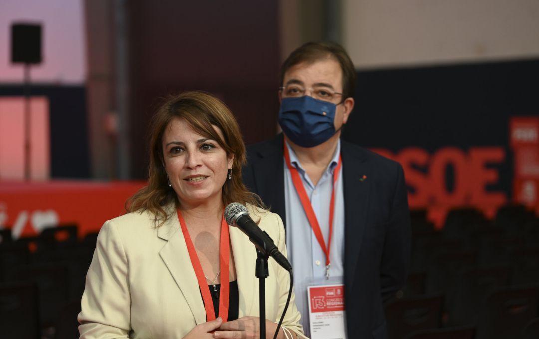 La vicesecretaria general del partido, Adriana Lastra, interviene en el 13 Congreso Regional del PSOE. La vicesecretaria general del partido, Adriana Lastra, interviene en el 13 Congreso Regional del PSOE.