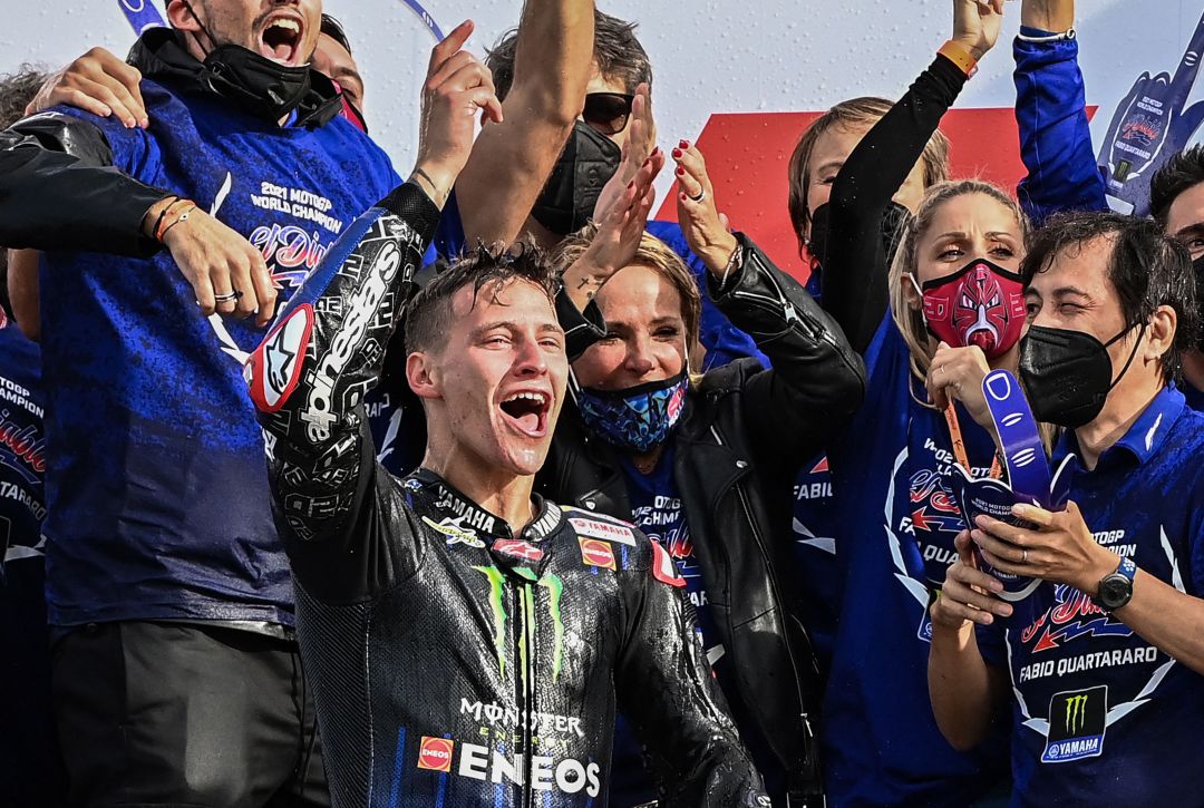 Fabio Quartararo se proclama campeón del mundo de Moto GP Fabio Quartararo se proclama campeón del mundo de Moto GP