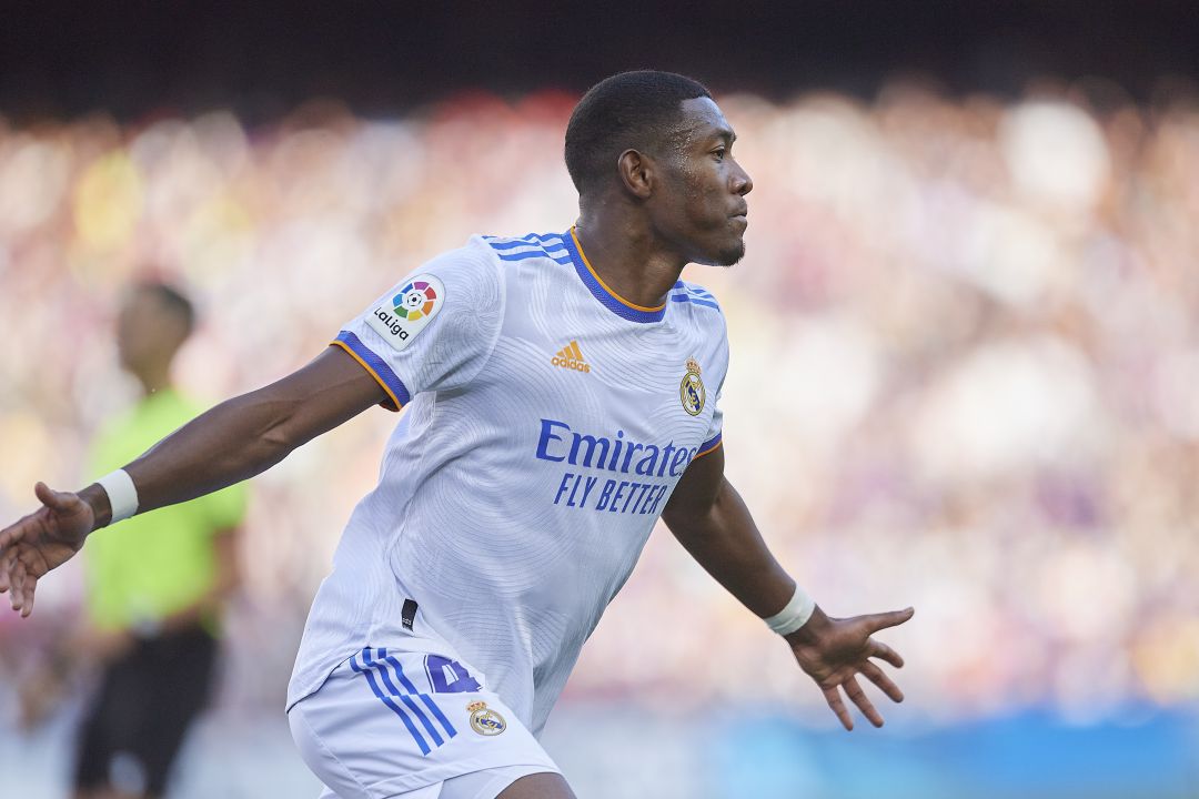 Alaba celebra su gol Alaba celebra su gol