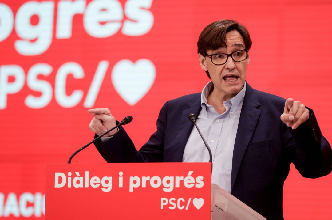 El líder del PSC en el Parlament, Salvador Illa El líder del PSC en el Parlament, Salvador Illa