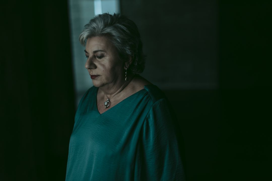 Dolores Vázquez, en la actualidad en un momento de la grabación del documental Dolores Vázquez, en la actualidad en un momento de la grabación del documental