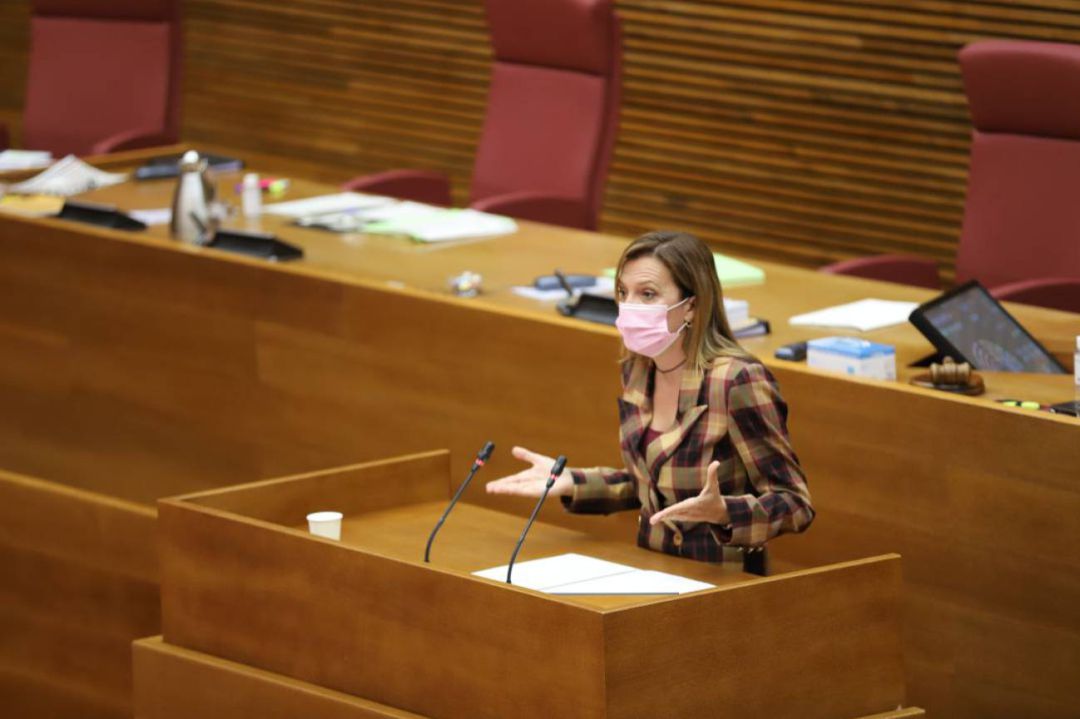 La diputada de Ciudadanos, María Quiles, en una imagen de archivo en les Corts Valencianes La diputada de Ciudadanos, María Quiles, en una imagen de archivo en les Corts Valencianes