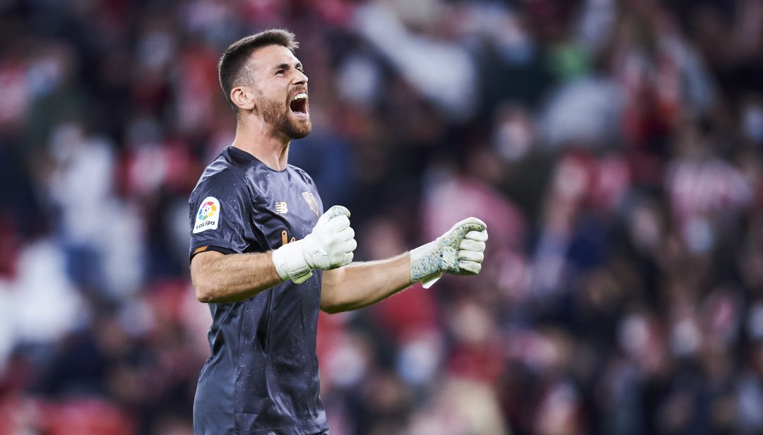 Unai Simón, durante el partido frente al Villarreal Unai Simón, durante el partido frente al Villarreal