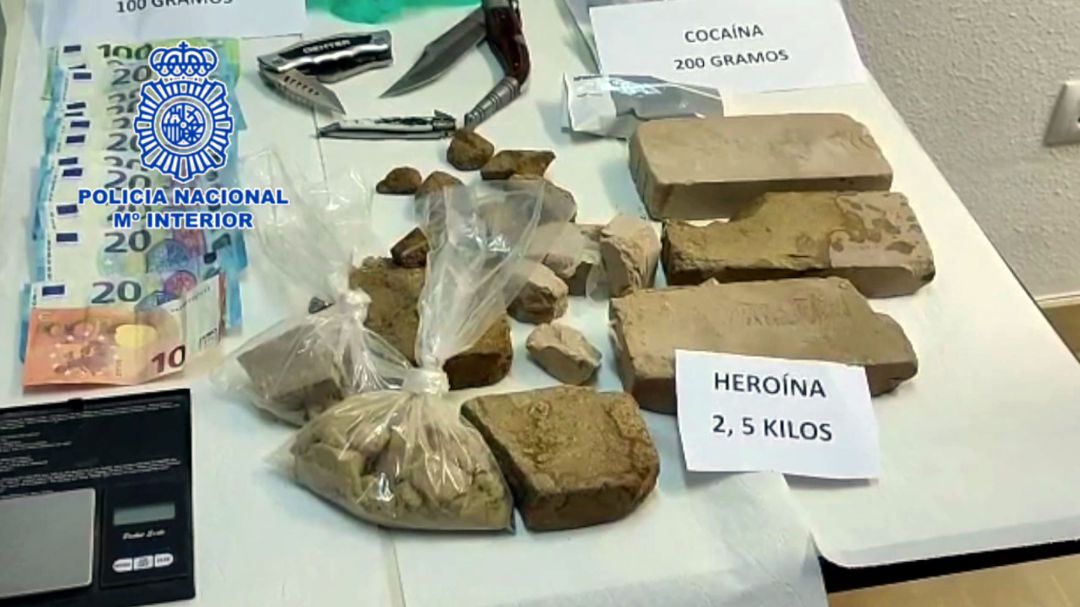 Droga incautada en la operación Droga incautada en la operación
