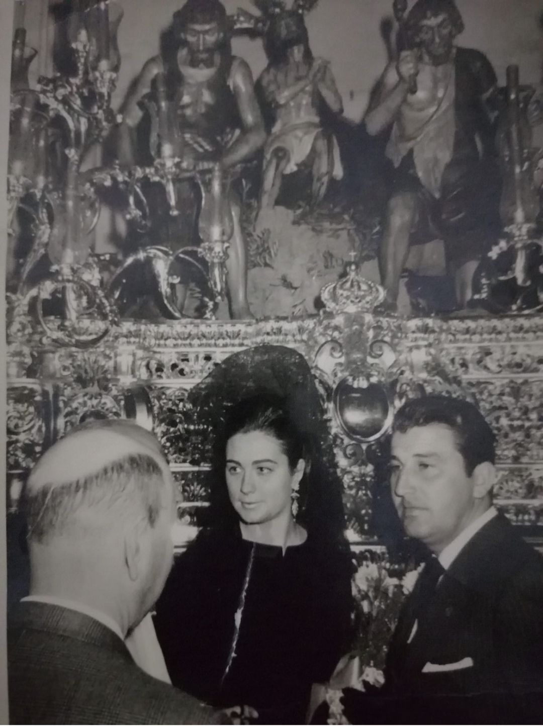 Mercedes Domecq Ybarra en la Iglesia de San Mateo Mercedes Domecq Ybarra en la Iglesia de San Mateo