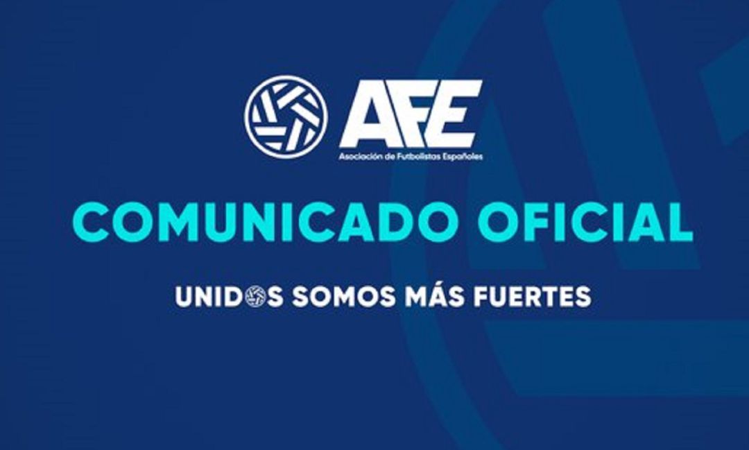 Comunicado oficial de la AFE Comunicado oficial de la AFE
