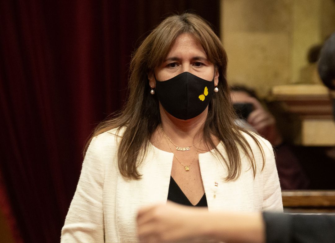 La presidenta del Parlament catalán, Laura Borràs. La presidenta del Parlament catalán, Laura Borràs.