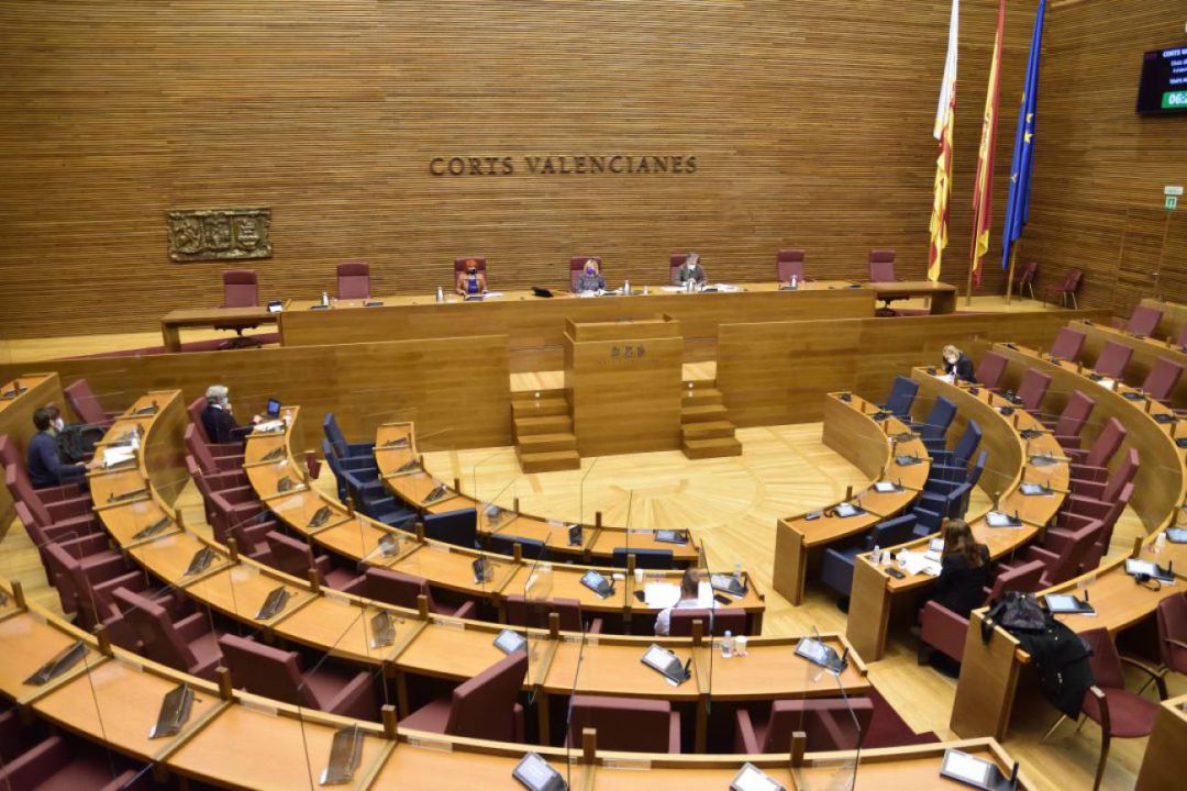 Imagen de archivo del hemiciclo de les Corts Valencianes Imagen de archivo del hemiciclo de les Corts Valencianes
