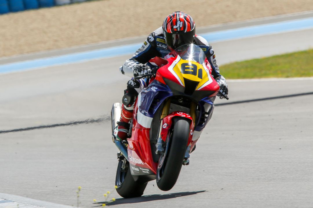 Jordi Torres durante la última carrera en el Circuito de Jerez Jordi Torres durante la última carrera en el Circuito de Jerez