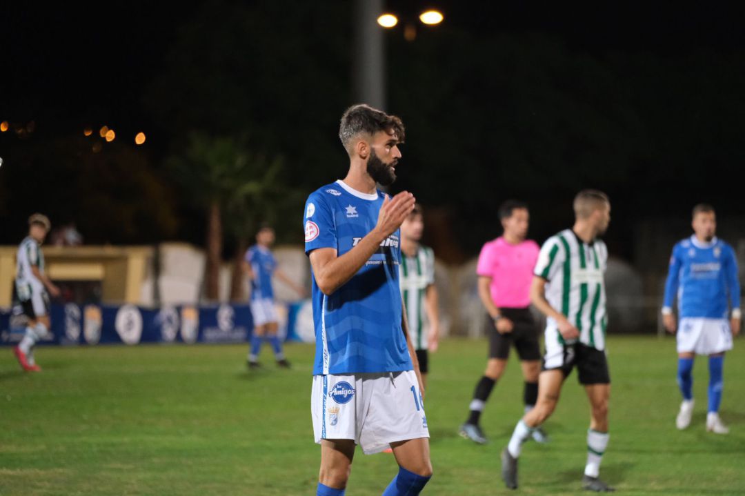 Borja Jiménez durante el partido ante el Córdoba Borja Jiménez durante el partido ante el Córdoba