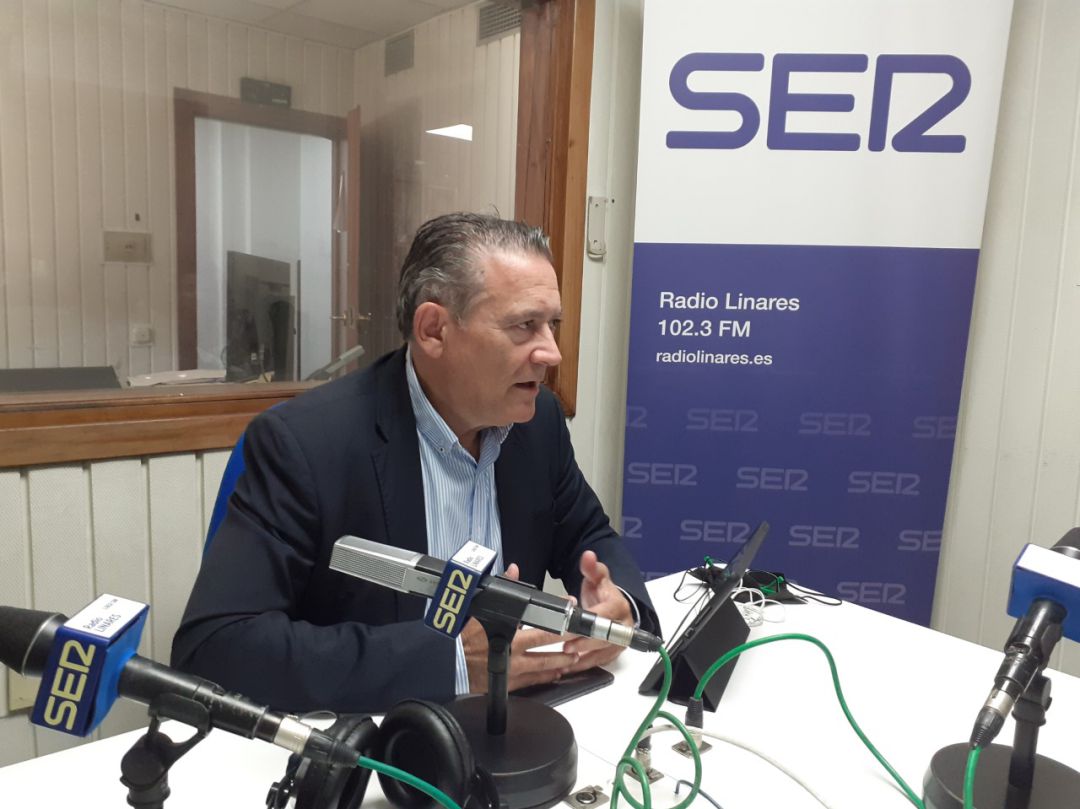 Raúl Caro, alcalde de Linares. Raúl Caro, alcalde de Linares.