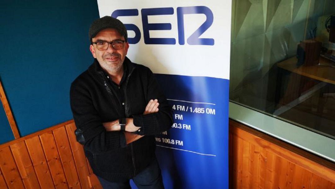 El chef, Jesús Sánchez, en los estudios de Radio Santander El chef, Jesús Sánchez, en los estudios de Radio Santander