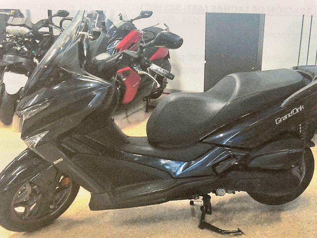 Modelo de motocicleta Kymco que presenta el defecto de fabricación Modelo de motocicleta Kymco que presenta el defecto de fabricación