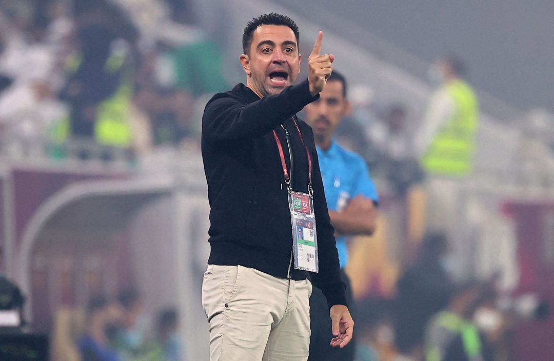 Xavi Hernández, durante un partido con el Al-Sadd Xavi Hernández, durante un partido con el Al-Sadd