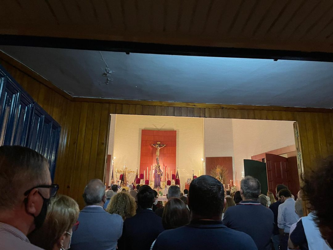 Interior de la Parroquia de Nuestra Señora de la Candelaria, donde permanecerá Nuestro Padre Jesús del Gran Poder unos días más. Interior de la Parroquia de Nuestra Señora de la Candelaria, donde permanecerá Nuestro Padre Jesús del Gran Poder unos días más.
