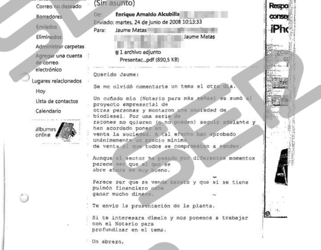 Enrique Arnaldo, a Jaume Matas: "Cuéntame lo de Panamá" Enrique Arnaldo, a Jaume Matas: "Cuéntame lo de Panamá"