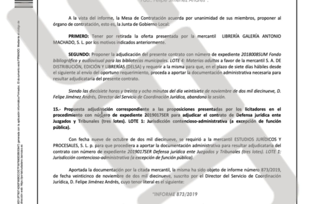 Contrato de Enrique Arnaldo con el Ayuntamiento de Las Rozas que discute su currículum Contrato de Enrique Arnaldo con el Ayuntamiento de Las Rozas que discute su currículum