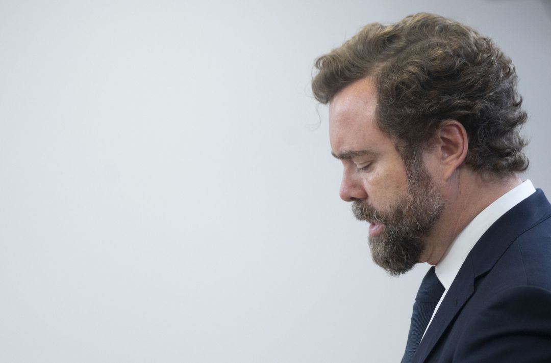 El portavoz de Vox en el Congreso, Iván Espinosa de los Monteros. El portavoz de Vox en el Congreso, Iván Espinosa de los Monteros.