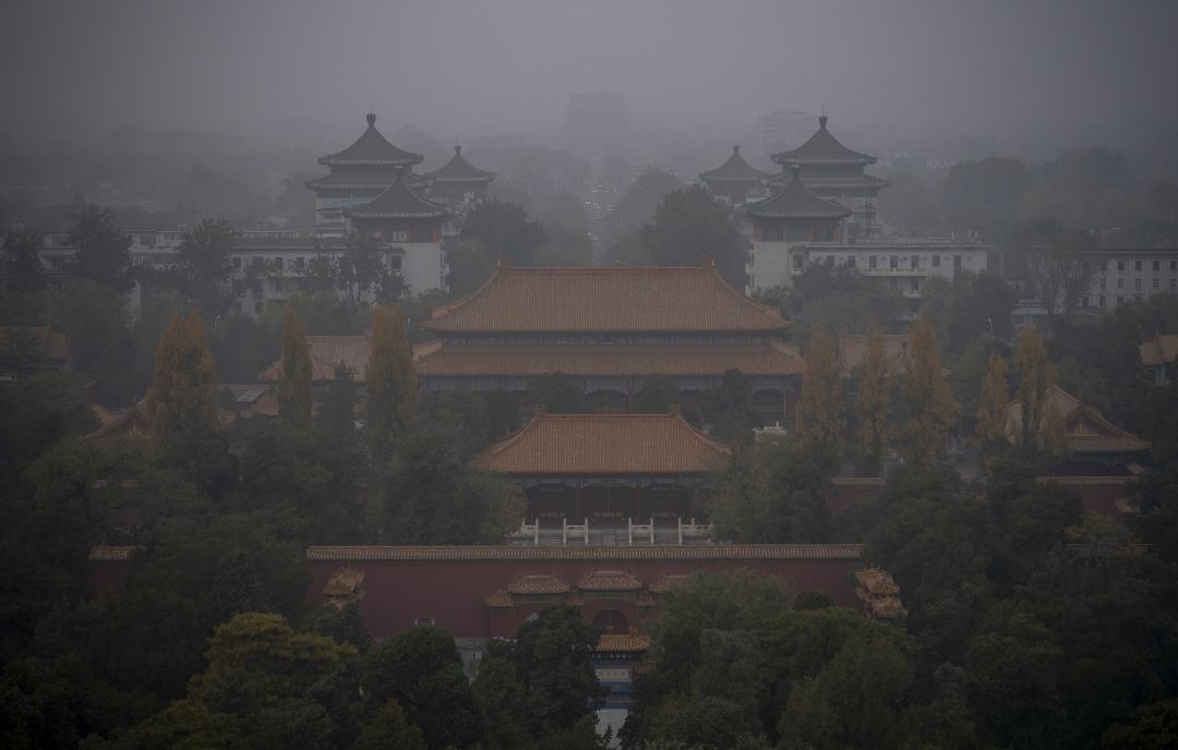 Contaminación en Pekín, China. Contaminación en Pekín, China.