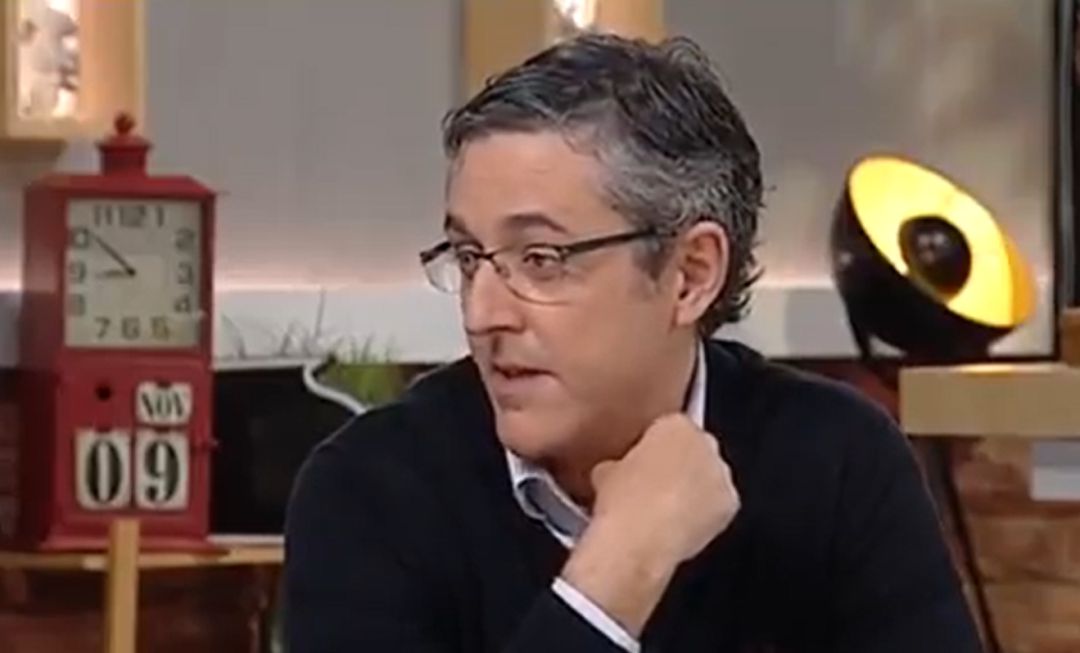 Eduardo Madina durante su intervención en el programa. Eduardo Madina durante su intervención en el programa.