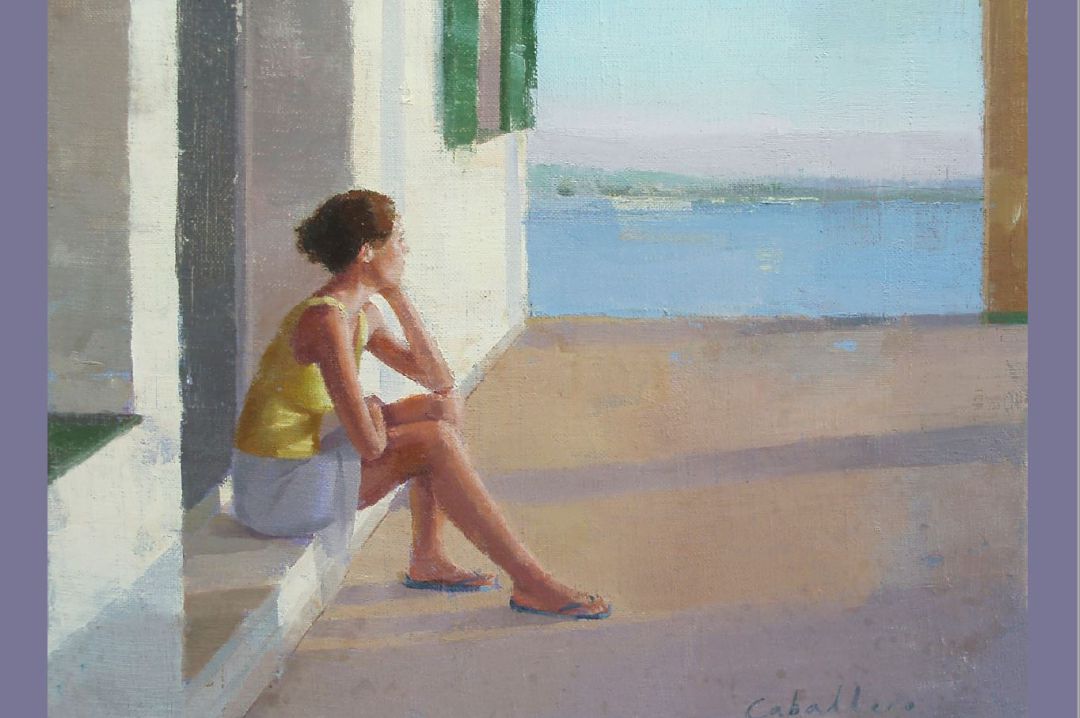 Pintura titulada Porxe de Alejandra Caballero Pintura titulada Porxe de Alejandra Caballero