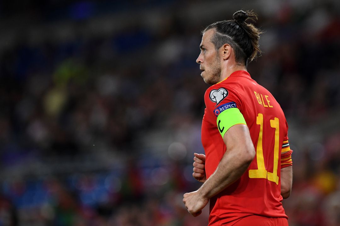 Bale, en un partido con la selección de Gales Bale, en un partido con la selección de Gales
