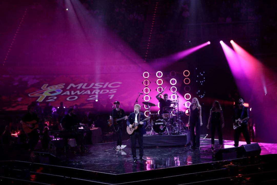 Ed Sheeran en la Gala de LOS40 Music Awards 2021 Ed Sheeran en la Gala de LOS40 Music Awards 2021