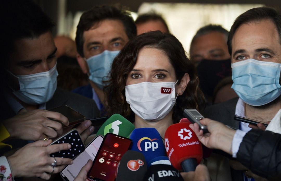 Isabel Díaz Ayuso en el Congreso del PP de Castilla-La Mancha. Isabel Díaz Ayuso en el Congreso del PP de Castilla-La Mancha.