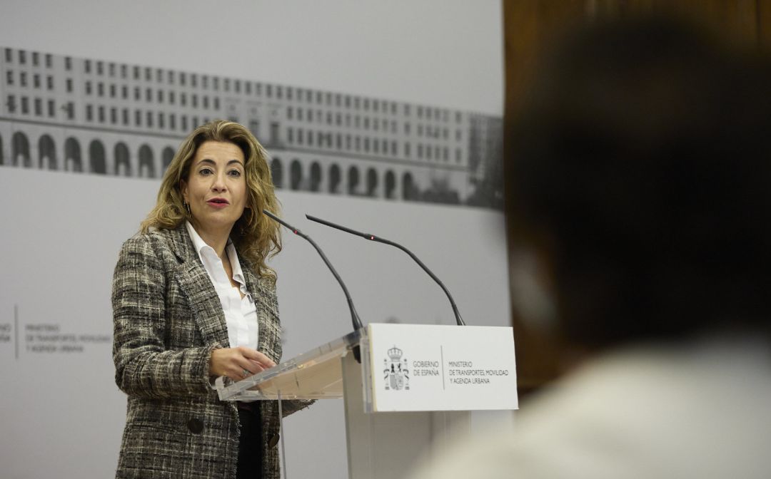 La ministra de Transportes, Movilidad y Agenda Urbana, Raquel Sánchez La ministra de Transportes, Movilidad y Agenda Urbana, Raquel Sánchez