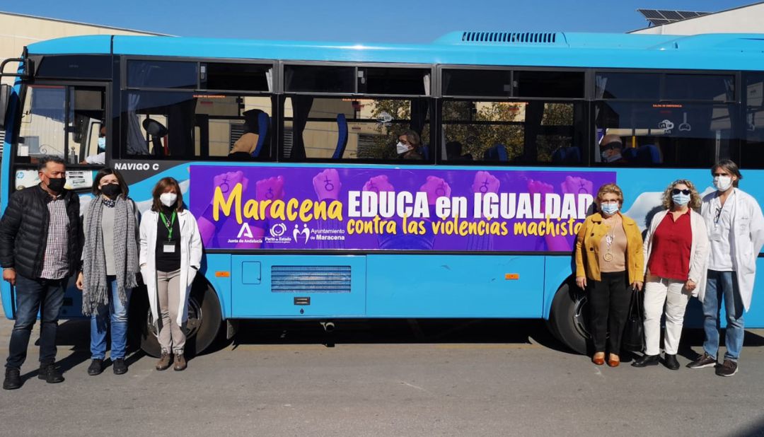 Campaña contra la violencia de género en Maracena (Granada) con motivo de la conmemoración del 25N Campaña contra la violencia de género en Maracena (Granada) con motivo de la conmemoración del 25N