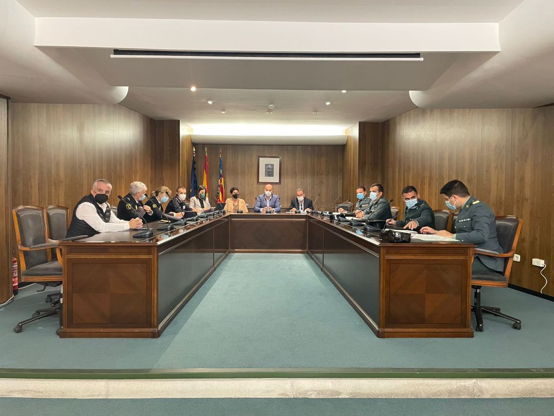 Junta Local de Seguridad en Teulada. Junta Local de Seguridad en Teulada.