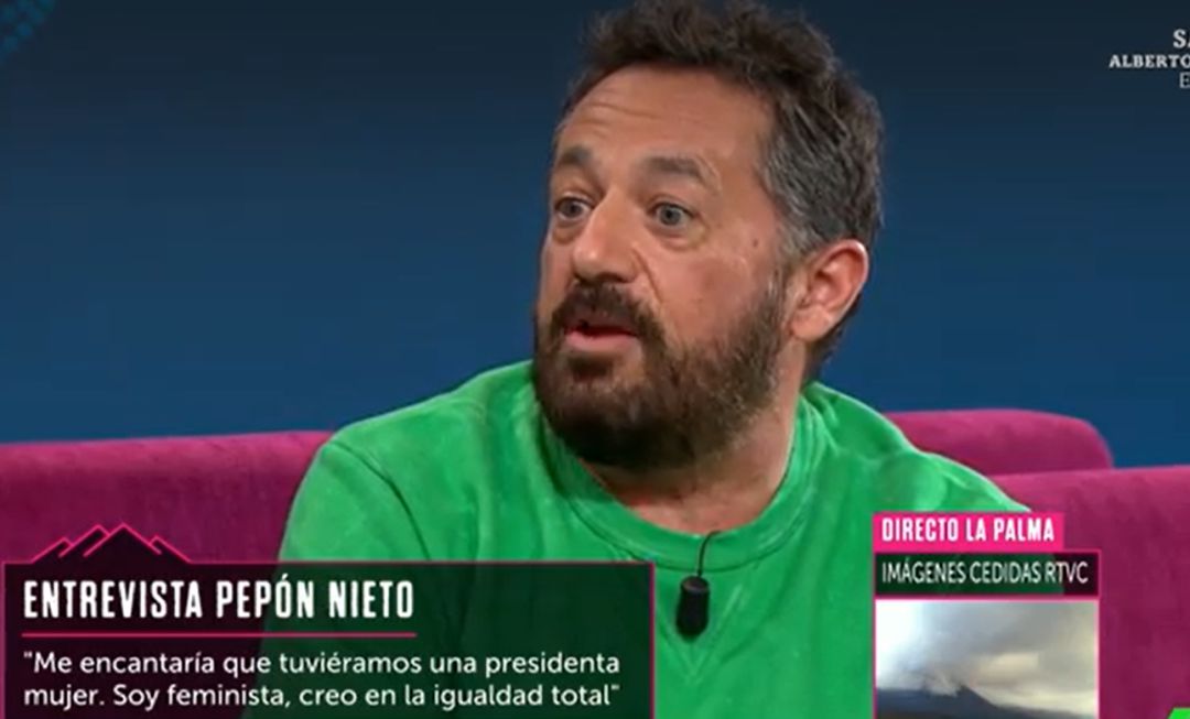 El actor Pepón Nieto, en 'La Sexta'. El actor Pepón Nieto, en 'La Sexta'.