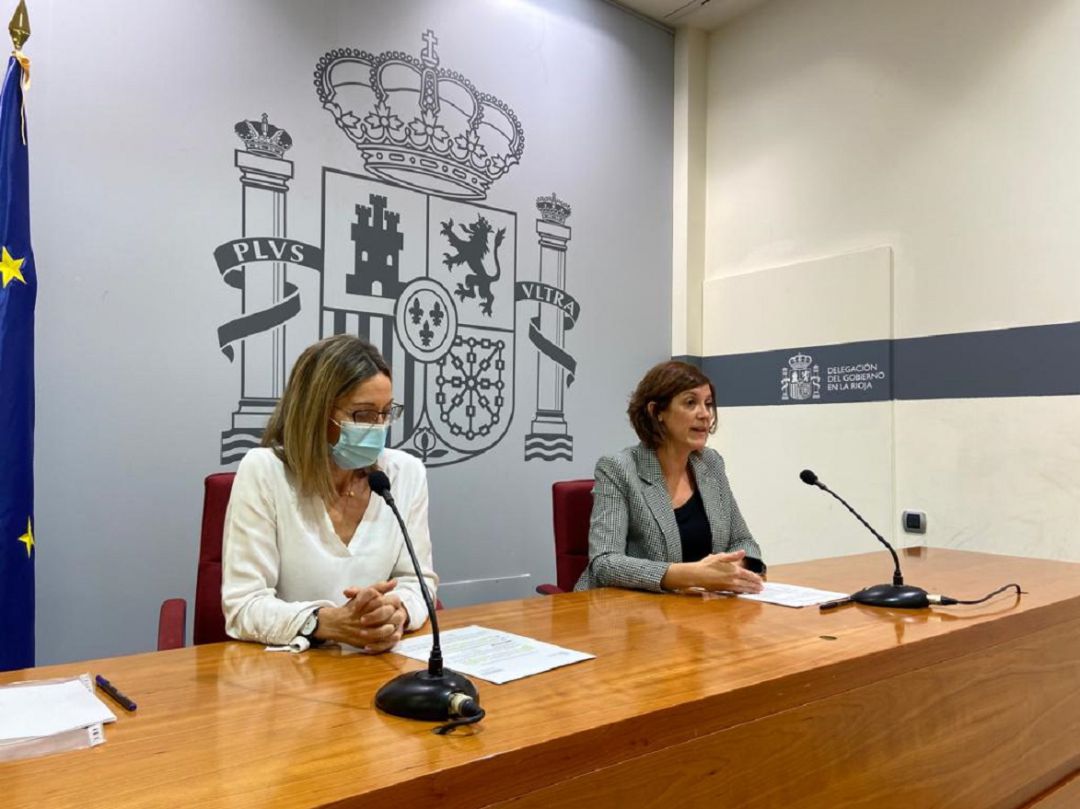La delegada del Gobierno en La Rioja, María Marrodán, y la jefa de la Unidad de Coordinación contra la Violencia contra la Mujer, Flor Moral La delegada del Gobierno en La Rioja, María Marrodán, y la jefa de la Unidad de Coordinación contra la Violencia contra la Mujer, Flor Moral