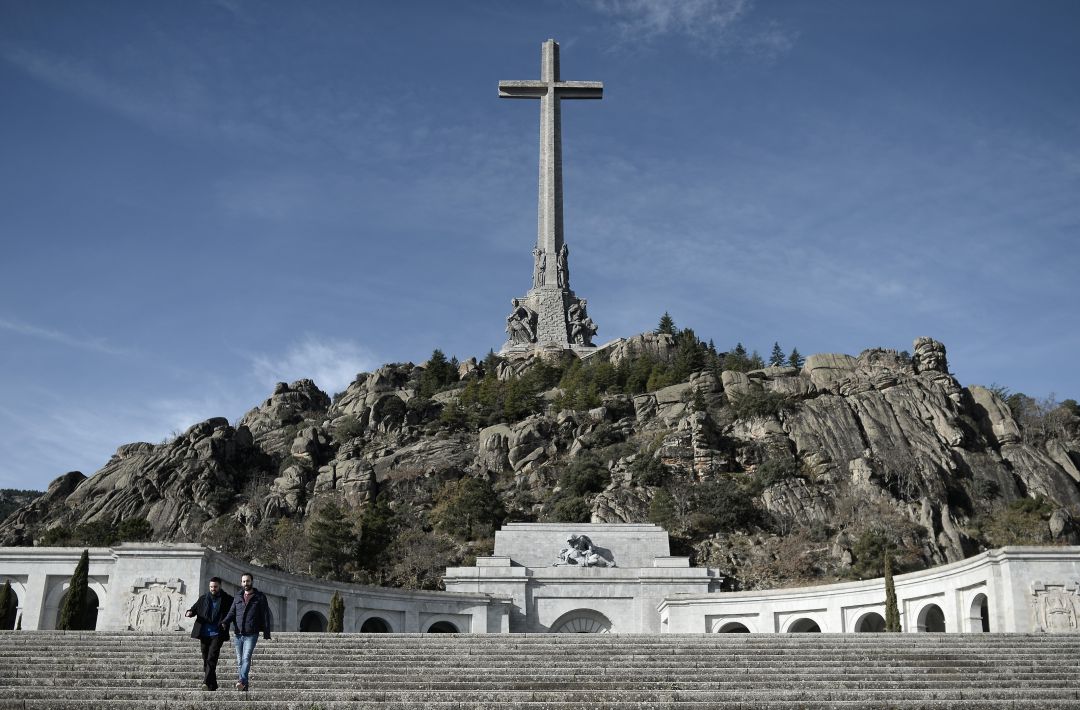 Imagen de la basílica ubicada en el Valle de Cuelgamuros, en la sierra de Madrid Imagen de la basílica ubicada en el Valle de Cuelgamuros, en la sierra de Madrid