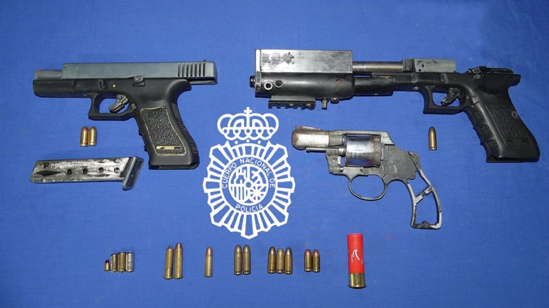 Armas incautadas Armas incautadas