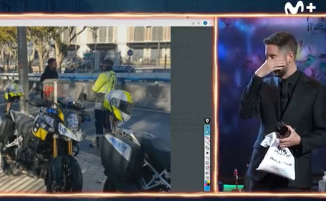 David Broncano habla sobre su último incidente con la policía. David Broncano habla sobre su último incidente con la policía.