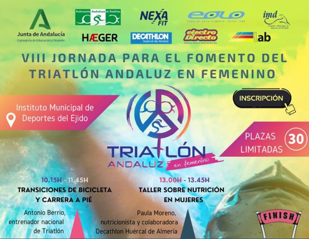 Cartel de unas jornadas muy importantes para los amantes del triatlón. Cartel de unas jornadas muy importantes para los amantes del triatlón.