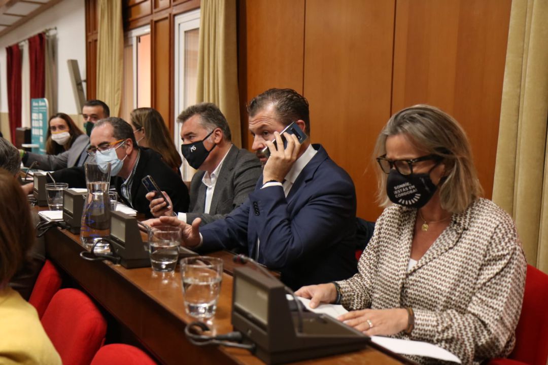 El concejal David Dorado durante el pleno del Ayuntamiento de Córdoba El concejal David Dorado durante el pleno del Ayuntamiento de Córdoba