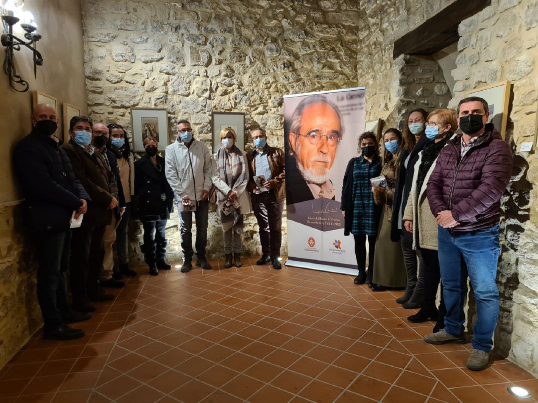 Inauguración de la exposición Ginés Liébana en el castillo de Torredonjimeno. Inauguración de la exposición Ginés Liébana en el castillo de Torredonjimeno.