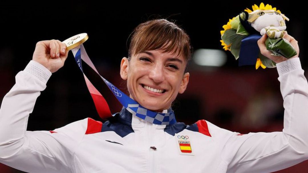 Sandra Sánchez en el Mundial de Kárate de Dubái Sandra Sánchez en el Mundial de Kárate de Dubái